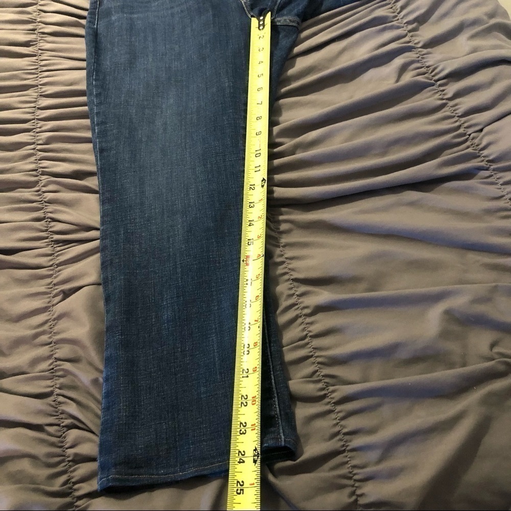 Levi’s Classic Straight Jeans Pants Blue Denim Stretch Modern Size 31 Short - Picture 12 of 13